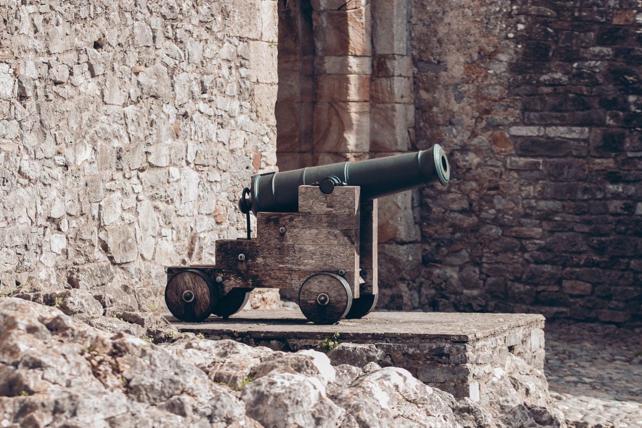 Intellectual property violation. A picture of a nice cannon to illustrate our law firm's firepower.